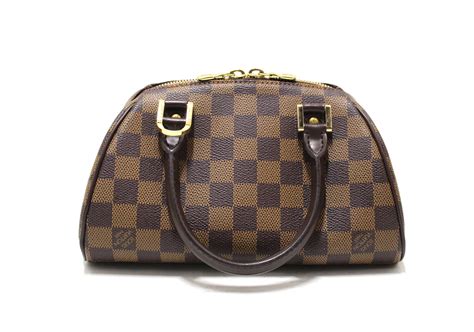 Louis Vuitton Ribera PM Damier Ebene Handbag in Dust Bag